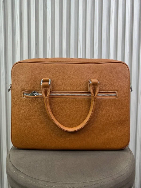 Портфель HERMES из натуральной кожи — фото 2