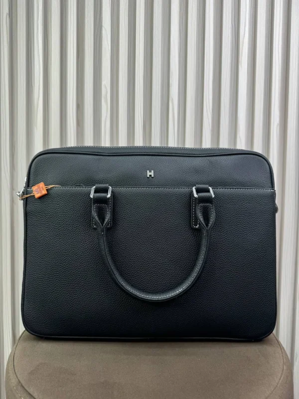 Портфель HERMES из натуральной кожи