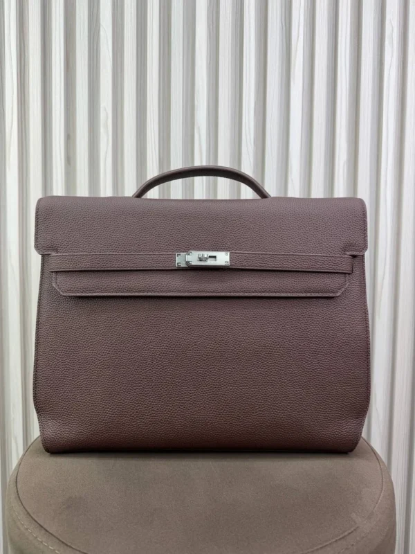 Портфель HERMES из натуральной кожи
