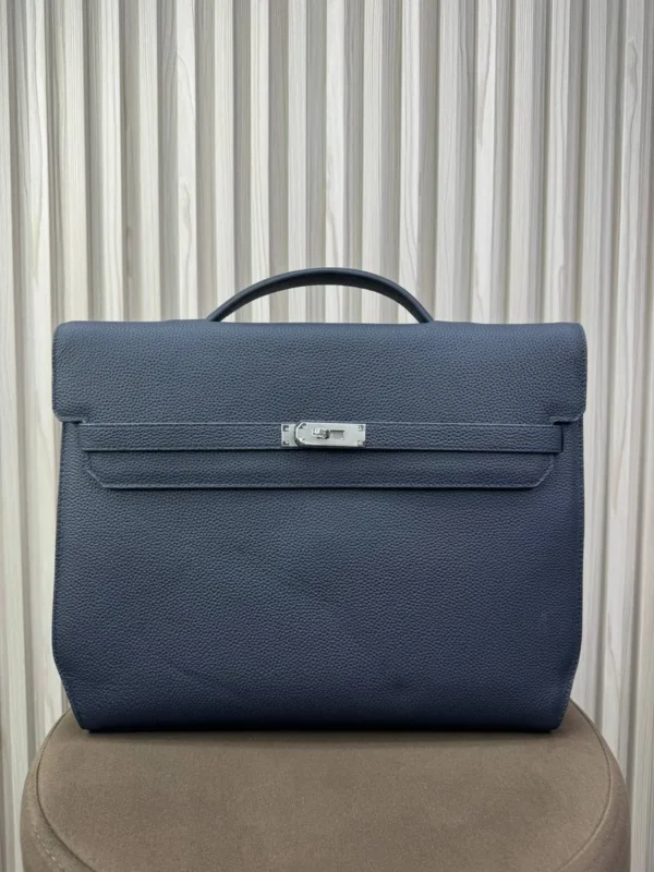 Портфель HERMES из натуральной кожи