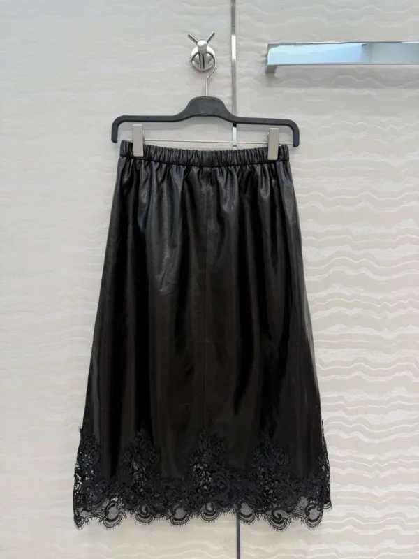 Кожаная юбка Ermanno Scervino