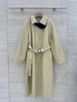 Женский плащ Bottega Veneta бежевого цвета, артикул 346208