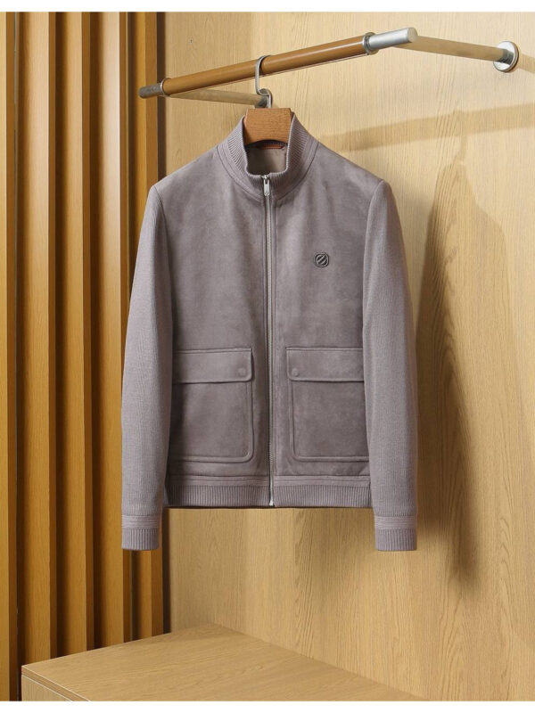 Куртка с вязанными рукавами ZEGNA