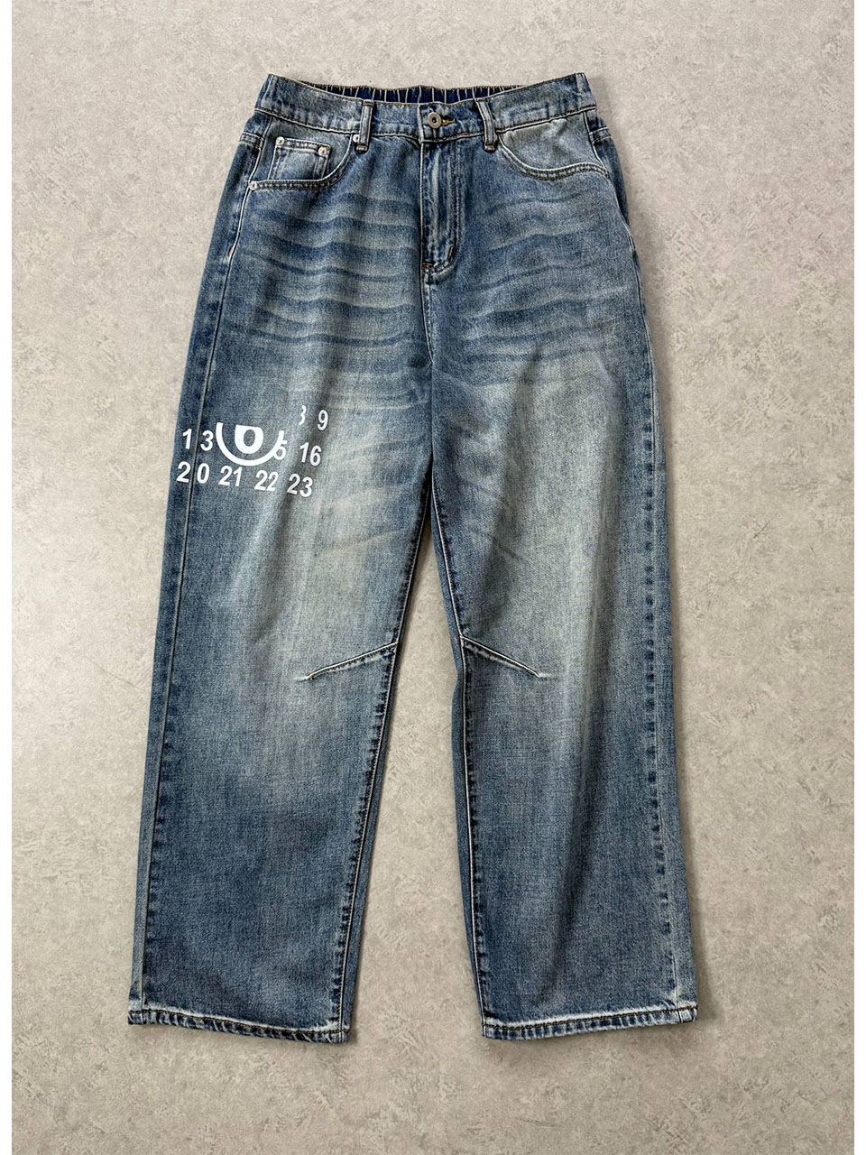 9 Мужские джинсы Maison Margiela синего цвета, артикул 344918