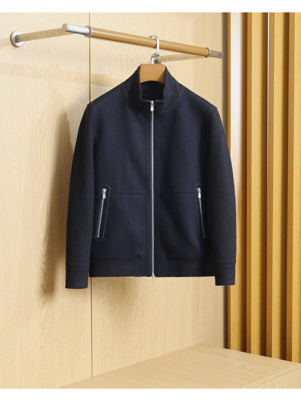 Куртка с вязанными рукавами ZEGNA