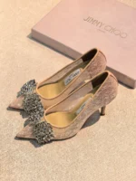 Женские туфли Jimmy Choo розового цвета, артикул 346222