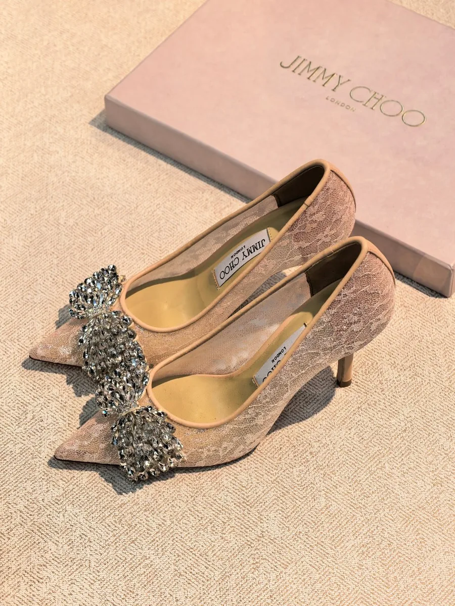 346222_1 Женские туфли Jimmy Choo розового цвета, артикул 346222