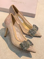 Женские туфли Jimmy Choo розового цвета, артикул 346222 — фото 2