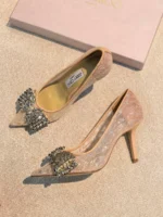 Женские туфли Jimmy Choo розового цвета, артикул 346222 — фото 3