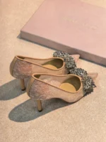Женские туфли Jimmy Choo розового цвета, артикул 346222 — фото 4