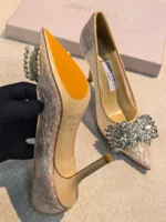 Женские туфли Jimmy Choo розового цвета, артикул 346222 — фото 5
