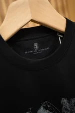 Мужская футболка Brunello Cucinelli чёрного цвета, артикул 346322 — фото 5