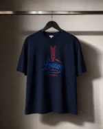 Мужская футболка Loewe тёмно-синего цвета, артикул 346334