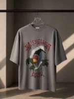 Мужская футболка Balenciaga серого цвета, артикул 346336