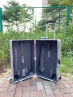 Мужской чемодан Rimowa серого цвета, артикул 346465 — фото 3