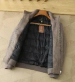Мужской бомбер Loro Piana коричневого цвета, артикул 346479 — фото 4