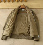 Мужская куртка Moncler цвета хаки, артикул 346480 — фото 4