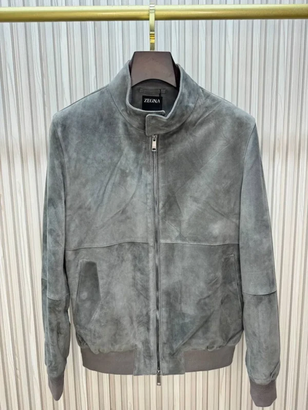 Куртка из натуральной замши ZEGNA