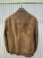 Мужской бомбер Kiton коричневого цвета, артикул 346555 — фото 3