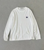 Мужской лонгслив Acne Studios белого цвета, артикул 346614