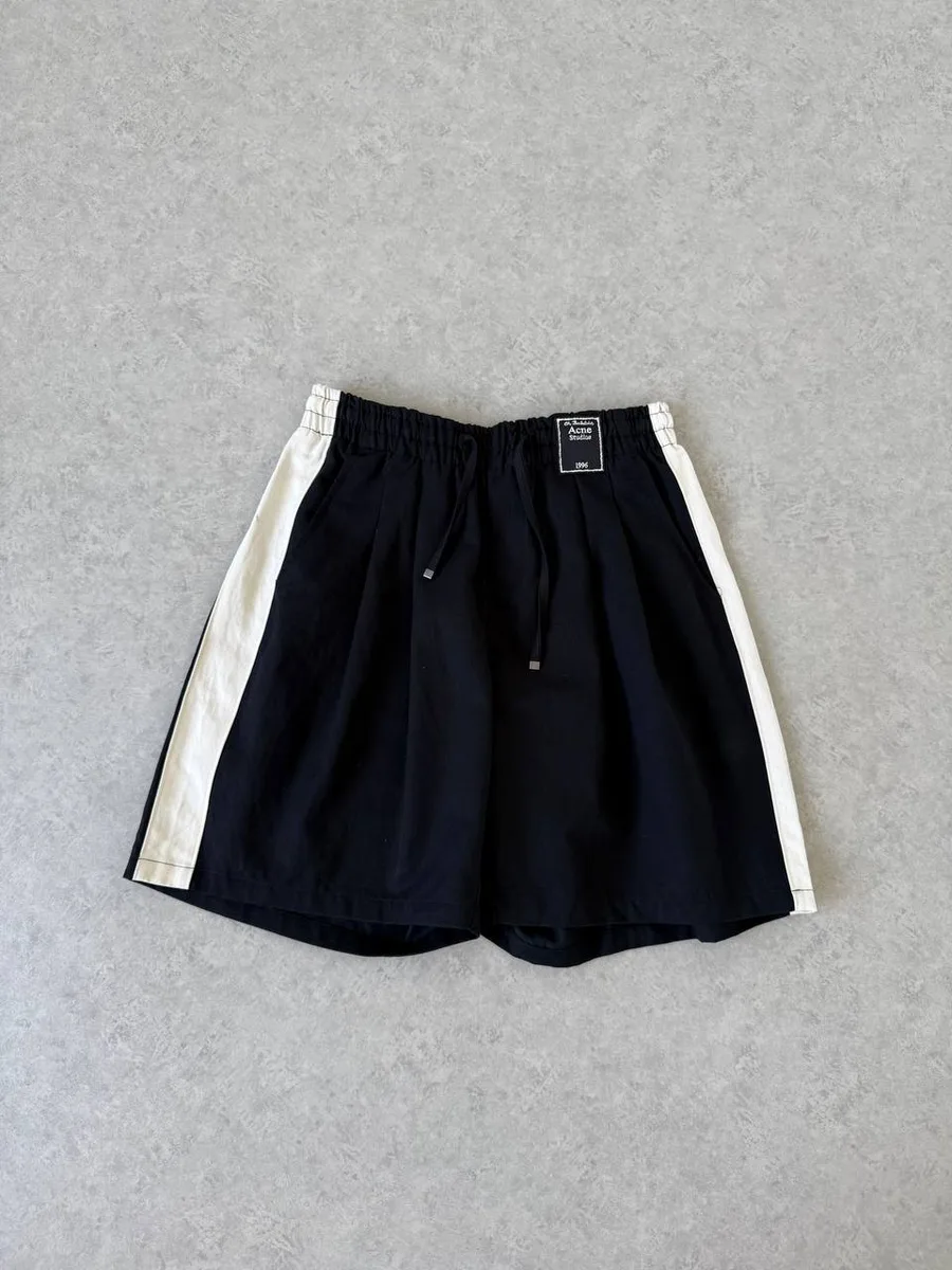 346615_1 Мужские шорты Acne Studios чёрного цвета, артикул 346615