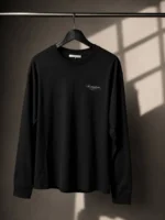 Мужской лонгслив GIVENCHY чёрного цвета, артикул 346661