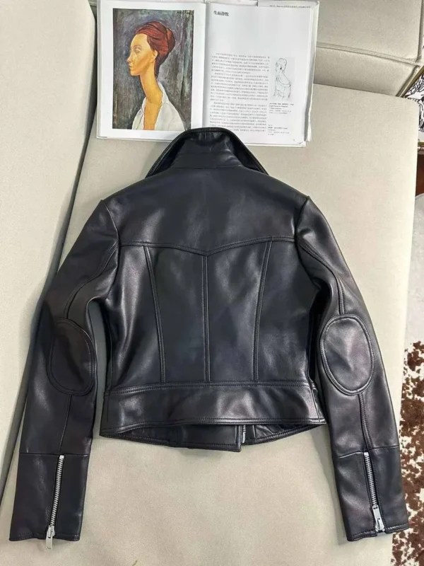 Кожаная куртка SAINT LAURENT — фото 2
