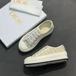 Женские кеды Dior бежевого цвета, артикул 346753