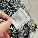 Женский жакет Chanel чёрно-белого цвета, артикул 346779 — фото 9