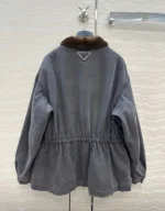 Женская джинсовая куртка Prada серого цвета, артикул 346814 — фото 2