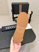 Мужские кеды Zegna тёмно-синего цвета, артикул 346830 — фото 9