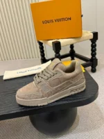 Мужские кеды Louis Vuitton коричневого цвета, артикул 346846 — фото 7