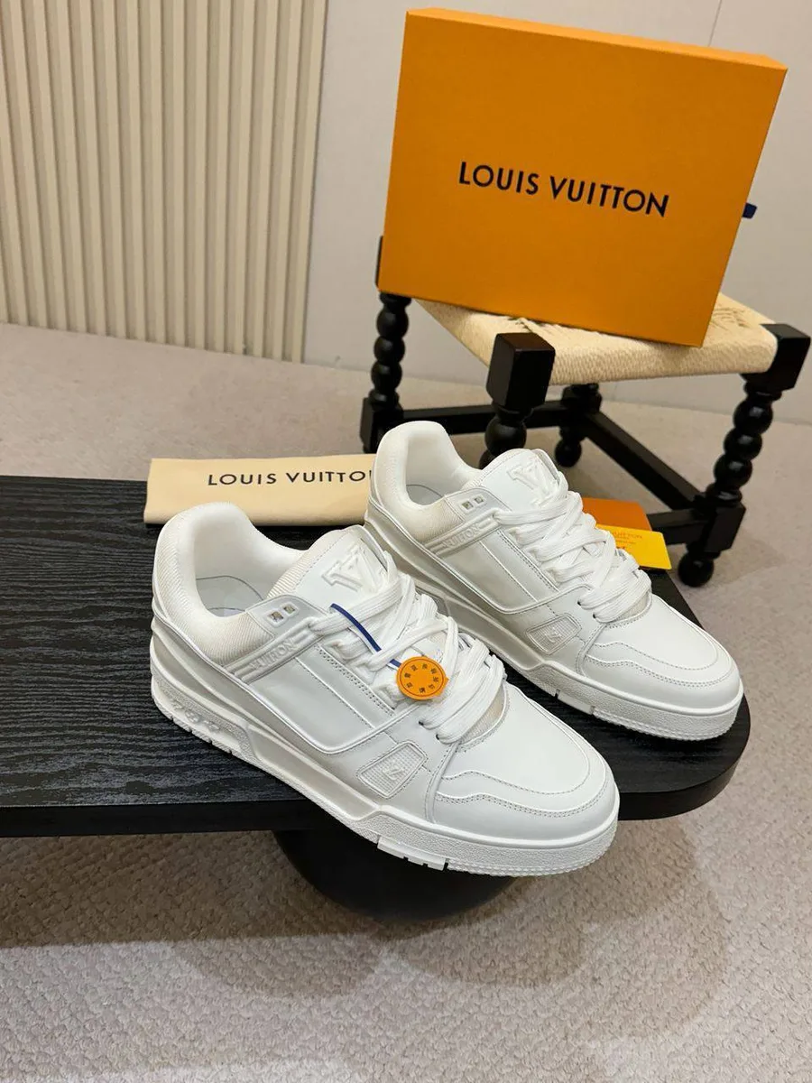 346848_1 Мужские кеды Louis Vuitton белого цвета, артикул 346848