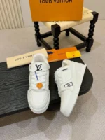Мужские кеды Louis Vuitton белого цвета, артикул 346850 — фото 4