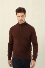 Мужской свитер Zegna коричневого цвета, артикул 346908 — фото 2