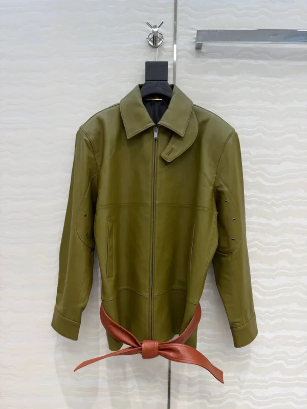 Кожаная куртка SAINT LAURENT