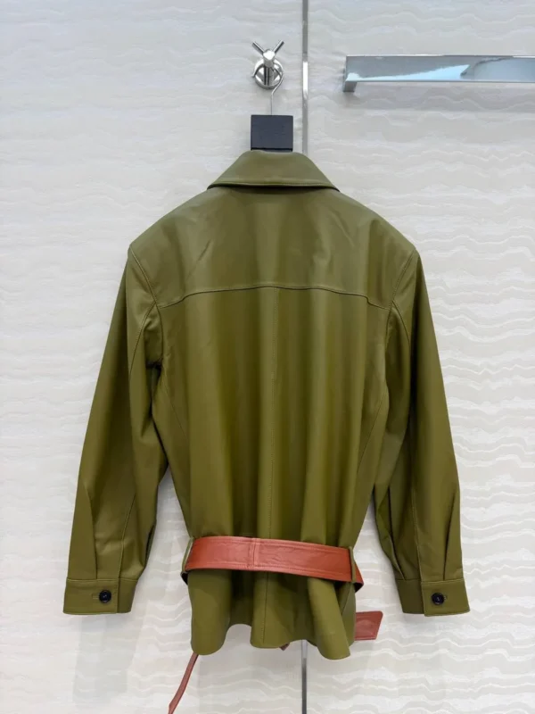 Кожаная куртка SAINT LAURENT — фото 2