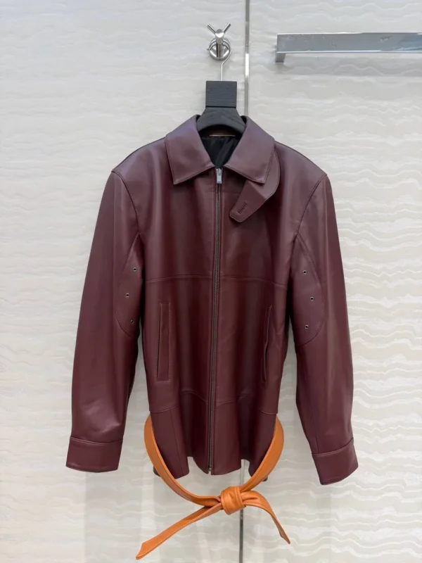 Кожаная куртка SAINT LAURENT