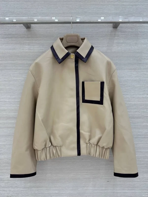 Кожаная куртка CHANEL