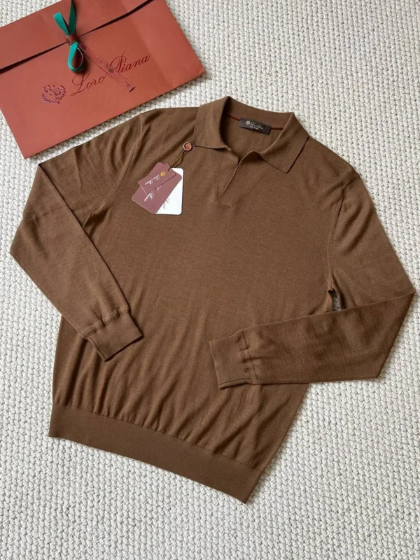 Поло с длинным рукавом LORO PIANA