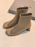 Женские ботильоны Balenciaga бежевого цвета, артикул 347124