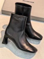 Женские ботильоны Balenciaga чёрного цвета, артикул 347125 — фото 2