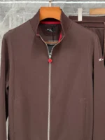 Мужской спортивный костюм Kiton коричневого цвета, артикул 347166 — фото 6