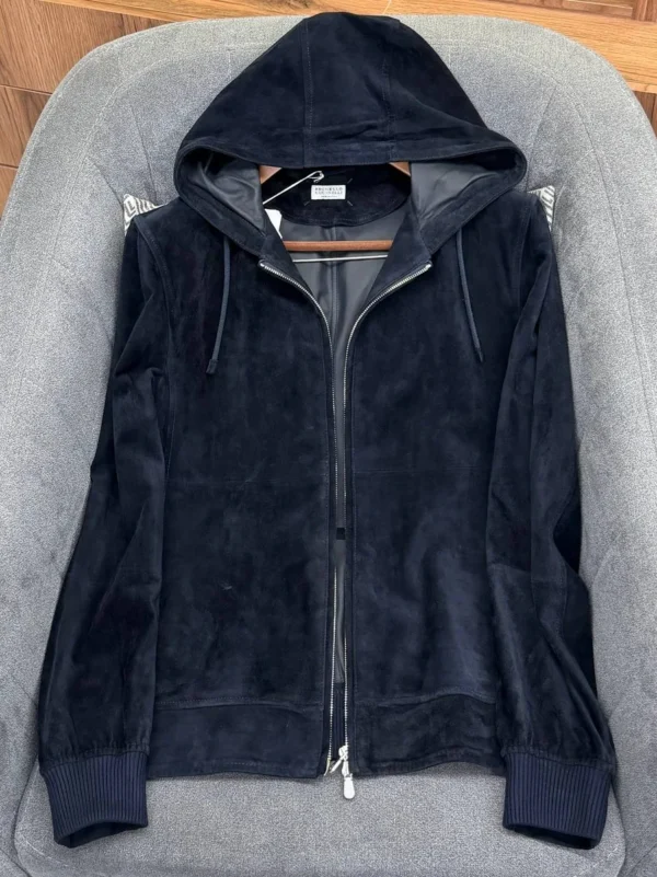 Замшевая куртка BRUNELLO CUCINELLI — фото 2