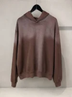 Мужское худи Acne Studios коричневого цвета, артикул 347425