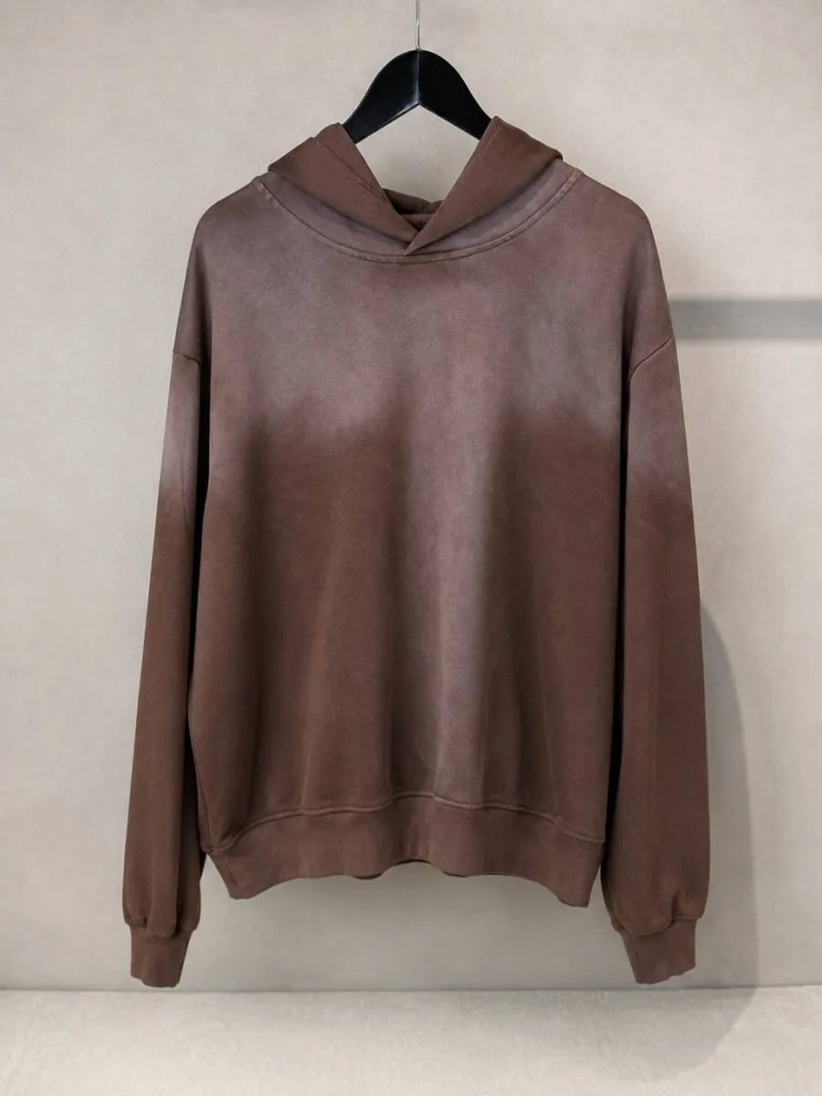347425_1 Мужское худи Acne Studios коричневого цвета, артикул 347425