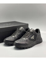 Мужские кроссовки Prada чёрного цвета, артикул 346295