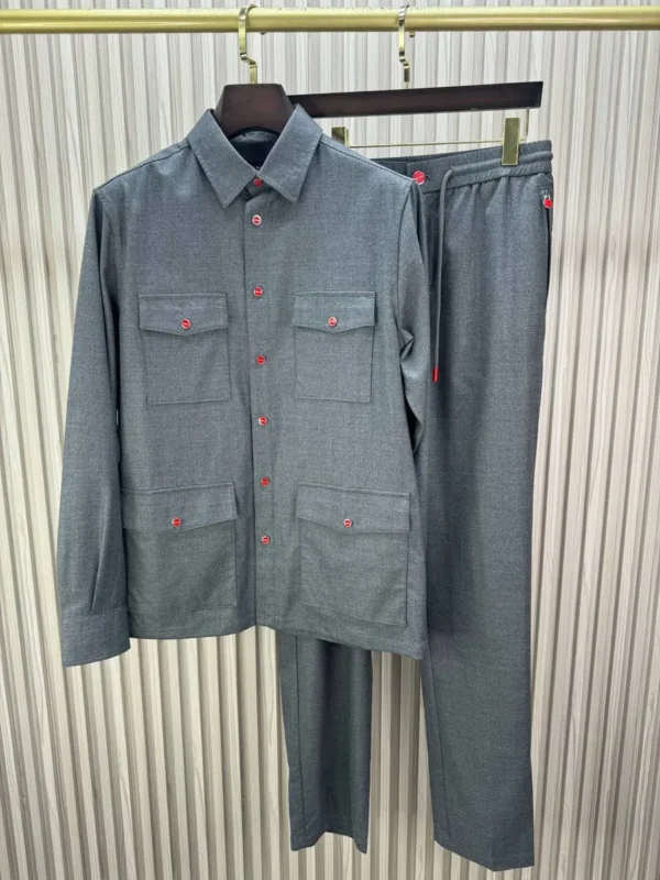 Костюм из тонкого кашемира KITON