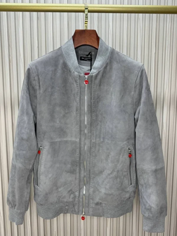 Бомбер из натуральной замши KITON
