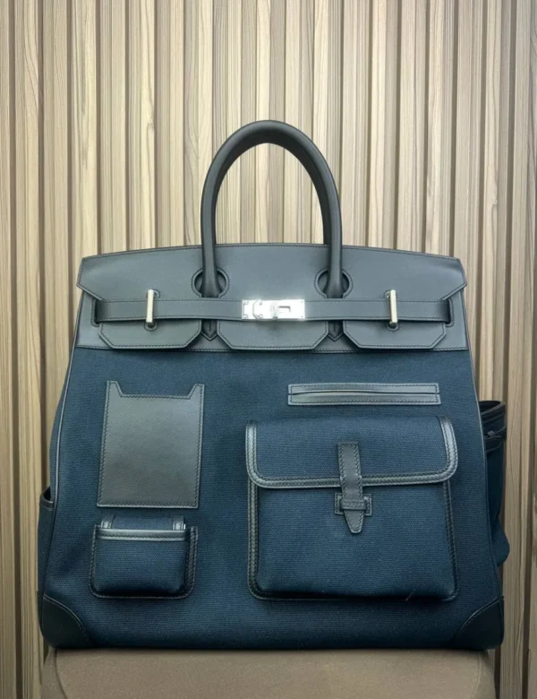 Портфель HERMES HAC Birkin 40 Cargo Toile